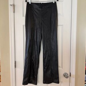 Band of the Free Black Faux Leather Pants